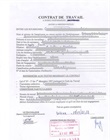 Contrat de travailleur visé